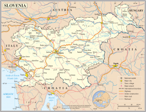 Slovenia map